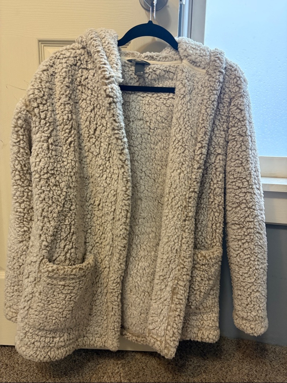 Eddie Bauer Women's Sherpa Hoodie - Off-White